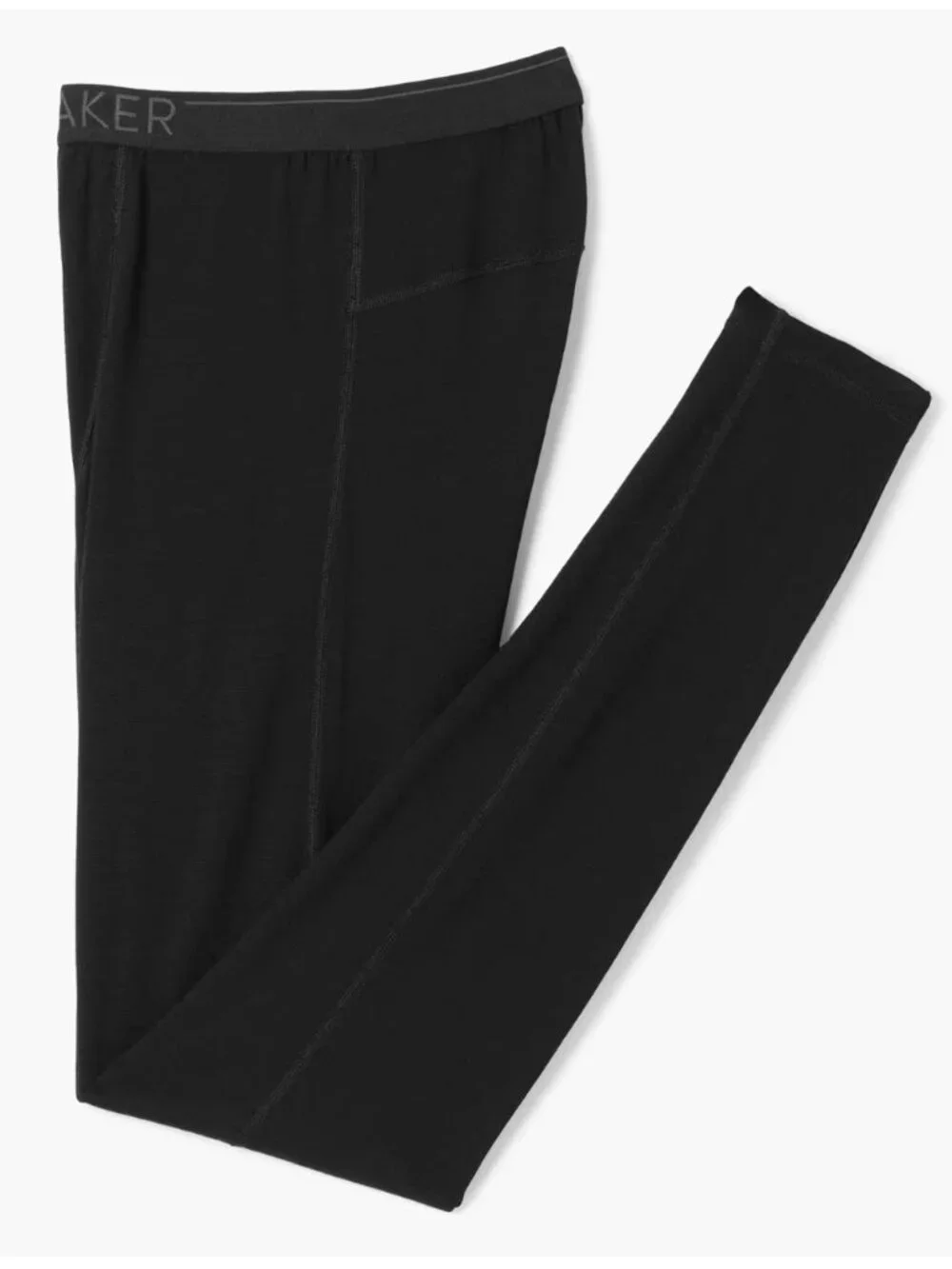 ICEBREAKER 260 Merino Tech Thermal Leggings with Fly - Black Men's XL $140